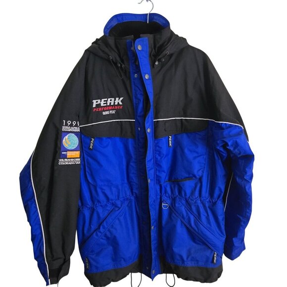 Peak Performance Gore-Tex Made In Finland 90's Quality Ski Snowboard Jacket Size - Picture 1 of 12